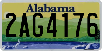 AL license plate 2AG4176