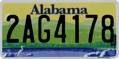 AL license plate 2AG4178