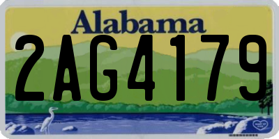 AL license plate 2AG4179