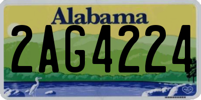 AL license plate 2AG4224