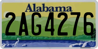 AL license plate 2AG4276