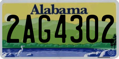 AL license plate 2AG4302