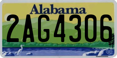 AL license plate 2AG4306