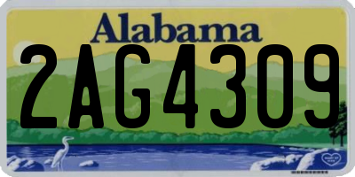 AL license plate 2AG4309