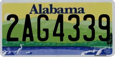 AL license plate 2AG4339