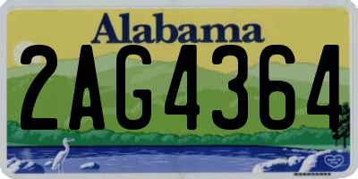 AL license plate 2AG4364