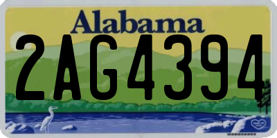 AL license plate 2AG4394