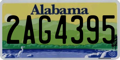 AL license plate 2AG4395