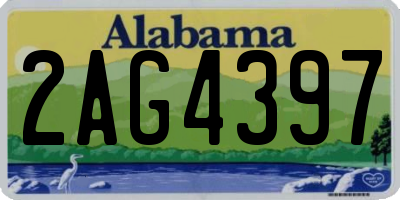AL license plate 2AG4397