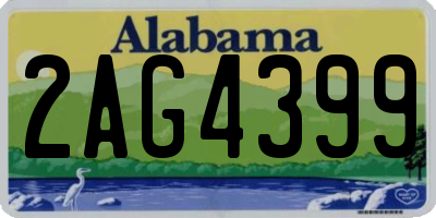 AL license plate 2AG4399