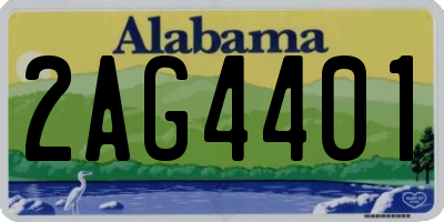 AL license plate 2AG4401