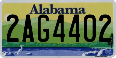 AL license plate 2AG4402