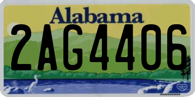 AL license plate 2AG4406