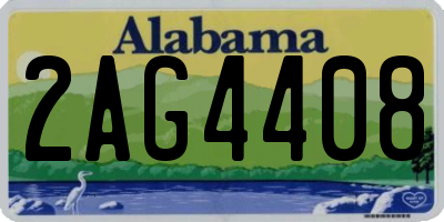 AL license plate 2AG4408