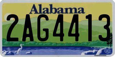 AL license plate 2AG4413