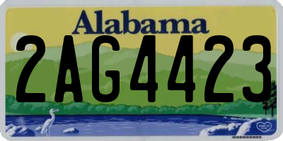 AL license plate 2AG4423