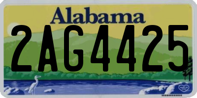 AL license plate 2AG4425
