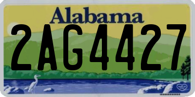 AL license plate 2AG4427