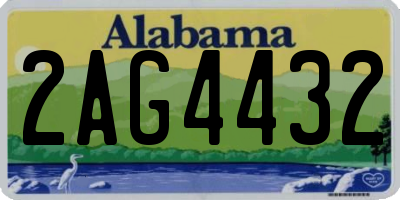 AL license plate 2AG4432