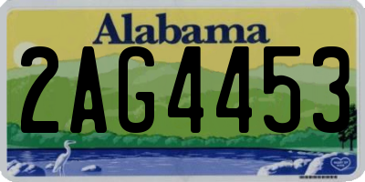 AL license plate 2AG4453