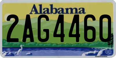 AL license plate 2AG4460