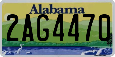 AL license plate 2AG4470