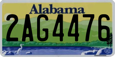 AL license plate 2AG4476