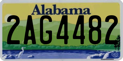 AL license plate 2AG4482