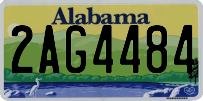 AL license plate 2AG4484