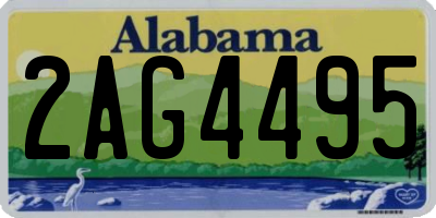 AL license plate 2AG4495