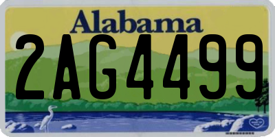 AL license plate 2AG4499