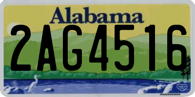 AL license plate 2AG4516