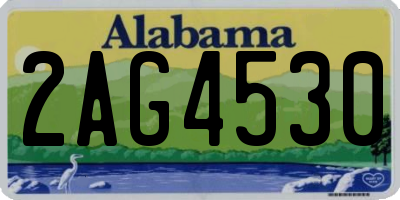 AL license plate 2AG4530