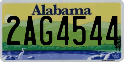 AL license plate 2AG4544