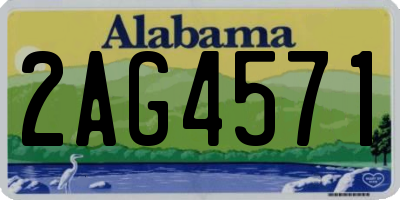 AL license plate 2AG4571