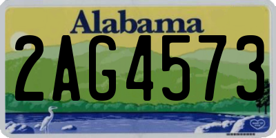 AL license plate 2AG4573