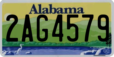 AL license plate 2AG4579
