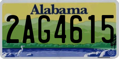 AL license plate 2AG4615