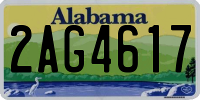 AL license plate 2AG4617
