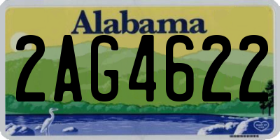 AL license plate 2AG4622