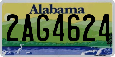 AL license plate 2AG4624