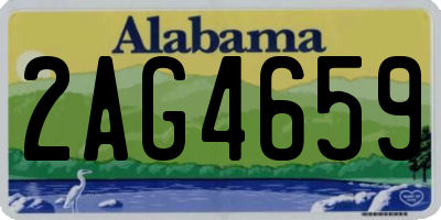 AL license plate 2AG4659