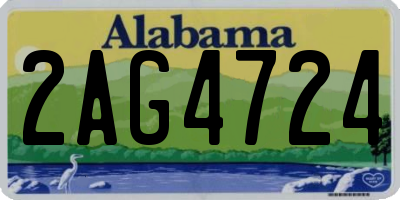 AL license plate 2AG4724