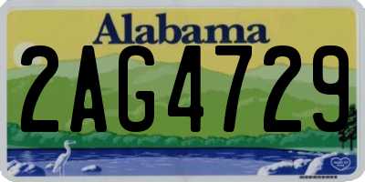 AL license plate 2AG4729