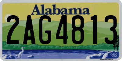 AL license plate 2AG4813