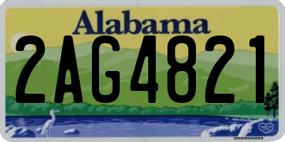 AL license plate 2AG4821