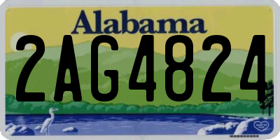 AL license plate 2AG4824