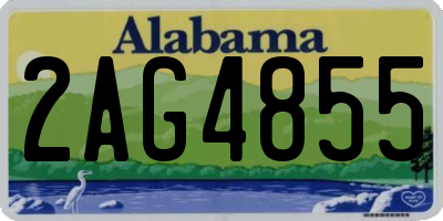 AL license plate 2AG4855