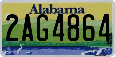 AL license plate 2AG4864