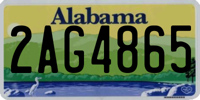 AL license plate 2AG4865